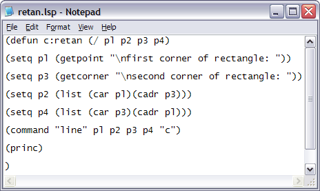 autocad lisp file