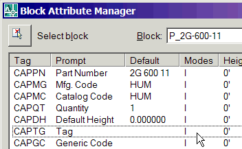 Block Attribute Manager
