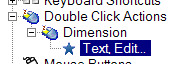 Dimension Text Edit