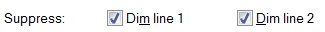 Dim Line