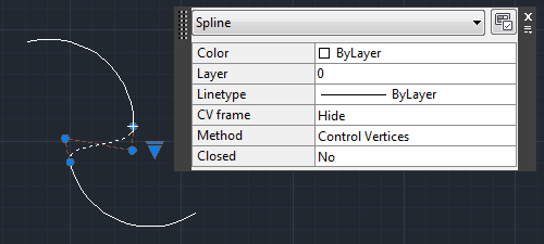 Editing the spline