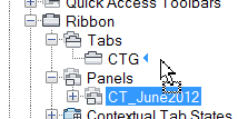 Associate panel and tab