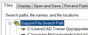 Support File Search Path