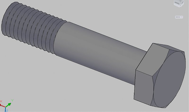 3D bolt creation routine-test drivers required... - AutoLISP, Visual ...