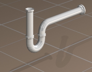 Looking for p-trap modeled in 3D for bathroom sink - AutoCAD 3D ...