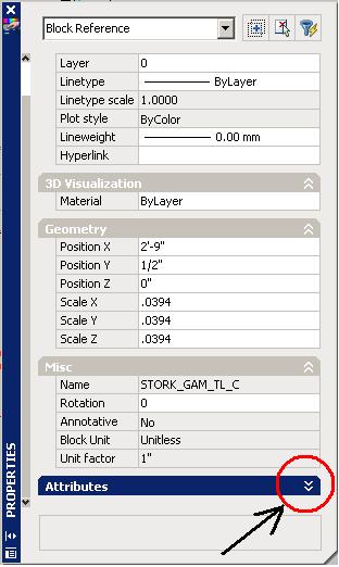 Attributes Not Showing In Properties Window AutoCAD General AutoCAD 