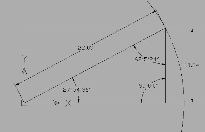 Solve triangle with only two known sides - AutoLISP, Visual LISP & DCL ...