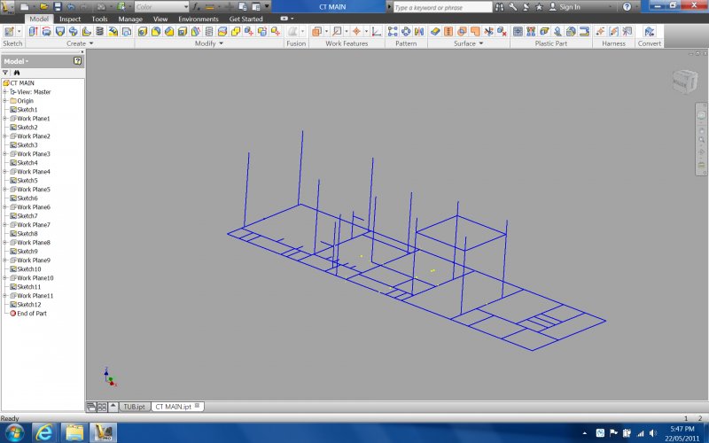 Main Frame Skeleton - Autodesk Inventor - AutoCAD Forums