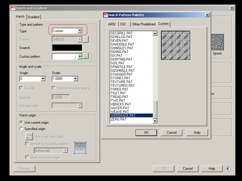 Wood Hatch! - The CUI, Hatches, Linetypes, Scripts & Macros - AutoCAD ...