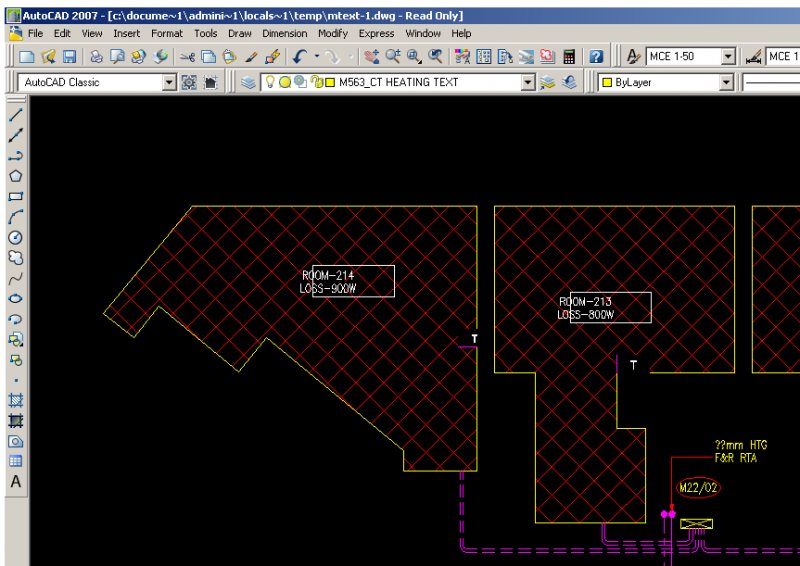 Autocad mtext не работает