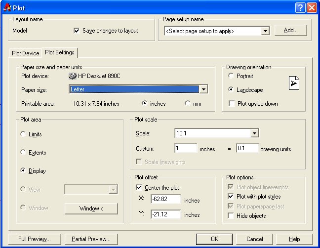 Will not print Autocad drawing 10 to 1 - AutoCAD Beginners' Area ...