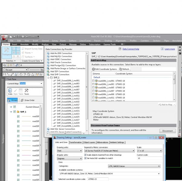 Adding Images 2 UTM ZONES - Civil 3D & LDD - AutoCAD Forums