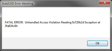 Exception access violation reading. Фатальная ошибка в автокаде. Фатальная ошибка unhandled access Violation reading 0x0000 exception at d418eba3h. Unhandled Error. Fatal Error! Unhandled exception.