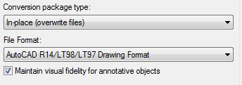 convert Archicad or autocad 2004 dwg to old R13 AutoCAD