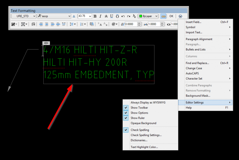 Autocad mtext не работает