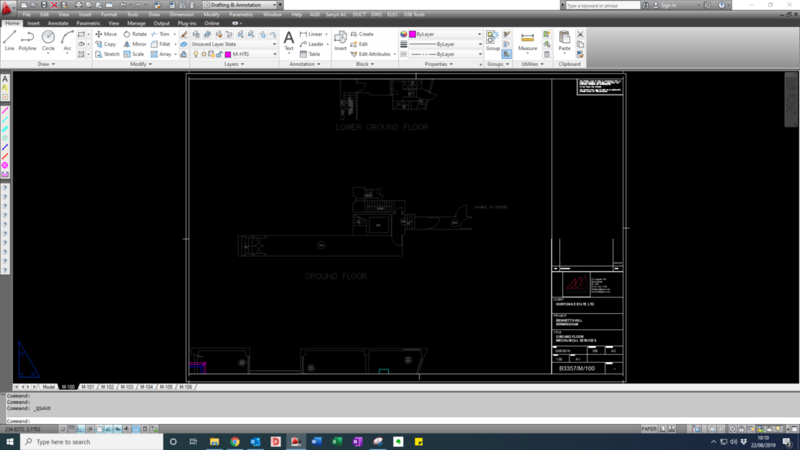 No current drawing file name or path displayed - AutoCAD 2D Drafting ...