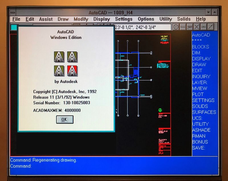 Autocad dwg history что это