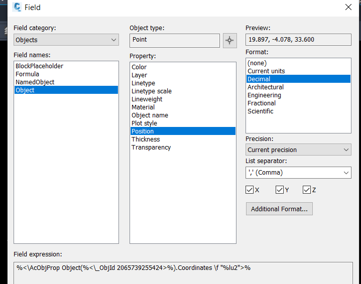 COORDINATE - AutoLISP, Visual LISP & DCL - AutoCAD Forums