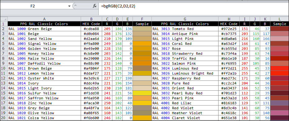 Excel VBA Cell Background Color NET ObjectARX VBA AutoCAD Forums