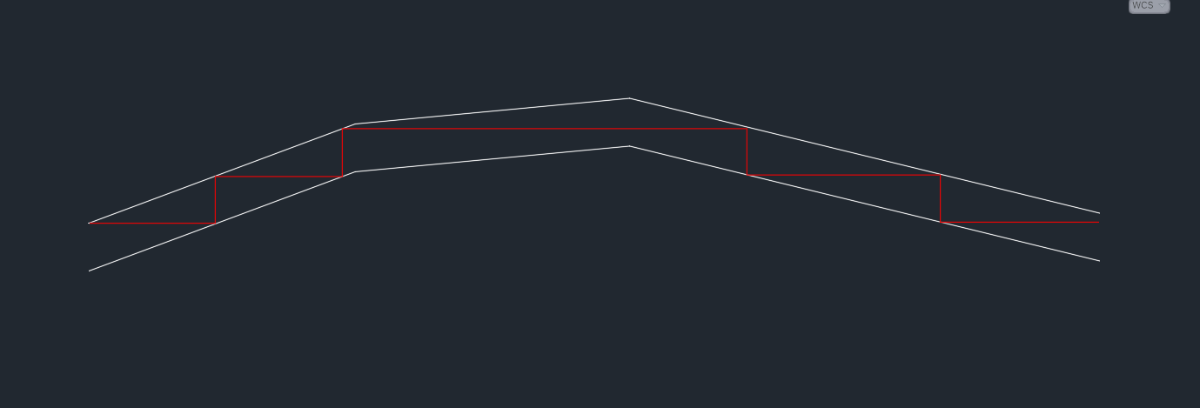 Draw A Stepped Polyline Between Two Other Polylines - AutoLISP, Visual ...