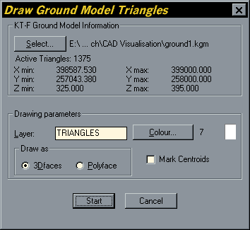 Draw Ground Model Triangles
