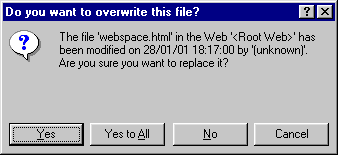 Do you want to overwrite this file?